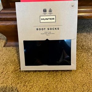 NEW. Hunter boot socks. Tall. Black. Size M- women’s shoe size 5-7